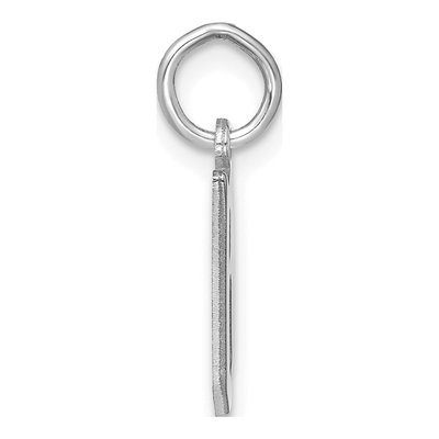 Sterling Silver Letter B Pendant – view 2