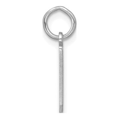 Sterling Silver Letter D Pendant – view 2