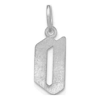 Sterling Silver Letter D Pendant – view 4