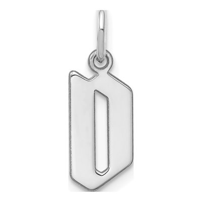 Sterling Silver Letter D Pendant