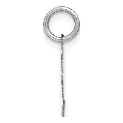 Sterling Silver Letter E Pendant – view 2
