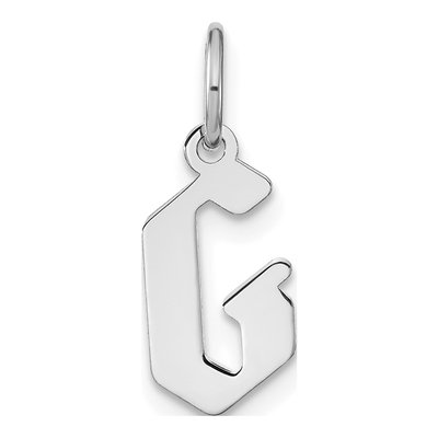 Sterling Silver Letter G Pendant