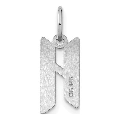 Sterling Silver Letter H Pendant – view 3