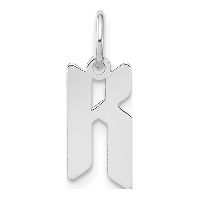 Sterling Silver Letter K Pendant