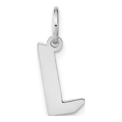 Sterling Silver Letter L Pendant