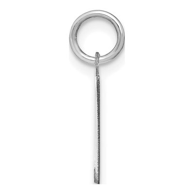 Sterling Silver Letter M Pendant – view 2