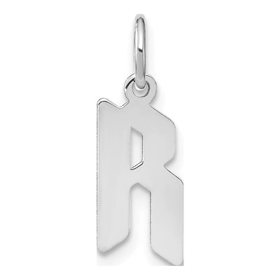 Sterling Silver Letter R Pendant