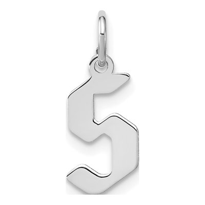 Sterling Silver Letter S Pendant