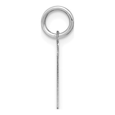 Sterling Silver Letter T Pendant – view 2