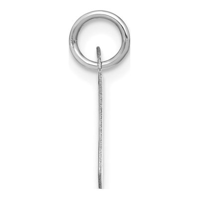 Sterling Silver Letter W Pendant – view 2