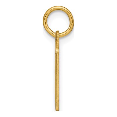 14K Yellow Gold Letter A Pendant – view 3