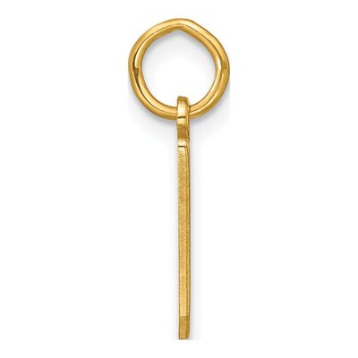 14K Yellow Gold Letter D Pendant – view 2