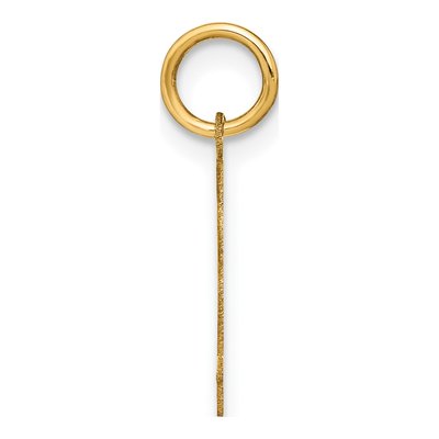 14K Yellow Gold Letter J Pendant – view 3