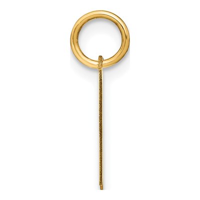 14K Yellow Gold Letter K Pendant – view 3
