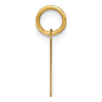 14K Yellow Gold Letter L Pendant – view 2