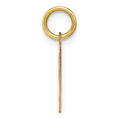 14K Yellow Gold Letter P Pendant – view 2