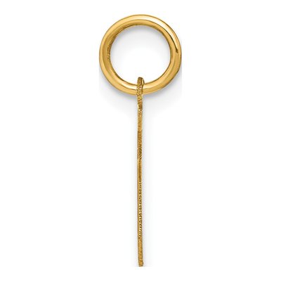 14K Yellow Gold Letter S Pendant – view 2