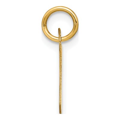 14K Yellow Gold Letter W Pendant – view 2