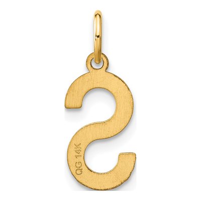 Gold-Plated Sterling Silver Letter S Pendant – view 4