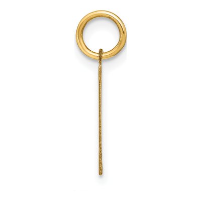 Gold-Plated Sterling Silver Letter T Pendant – view 3