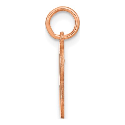 14K Rose Gold Letter B Pendant – view 2