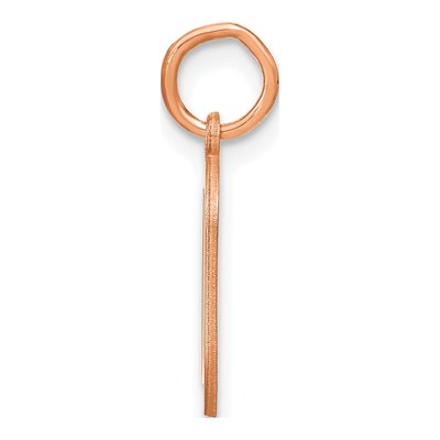 14K Rose Gold Letter D Pendant – view 2
