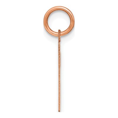 14K Rose Gold Letter R Pendant – view 2
