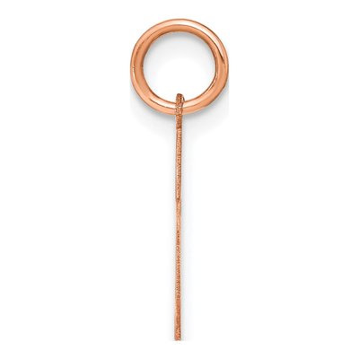 14K Rose Gold Letter S Pendant – view 2