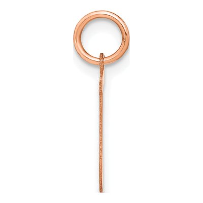 Rose Gold-Plated Sterling Silver Letter J Pendant – view 2