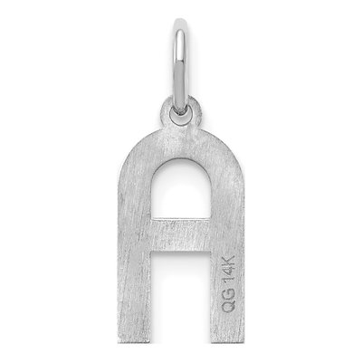 Sterling Silver Letter A Pendant – view 4