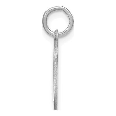 Sterling Silver Letter D Pendant – view 2