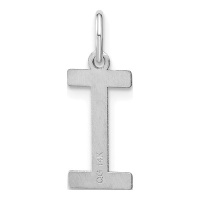 Sterling Silver Initial I Pendant – view 3