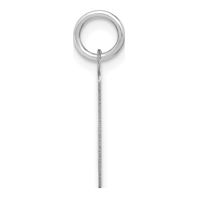 Sterling Silver Letter K Pendant – view 2
