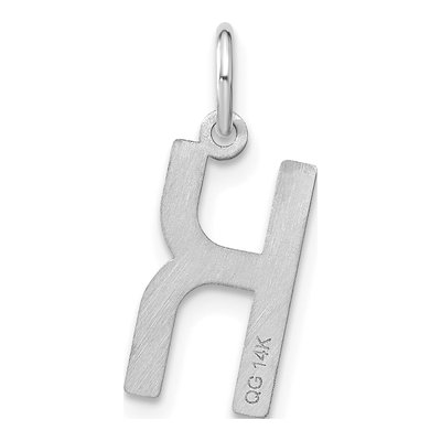 Sterling Silver Letter K Pendant – view 3
