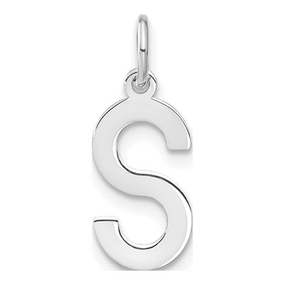 Sterling Silver Letter S Pendant