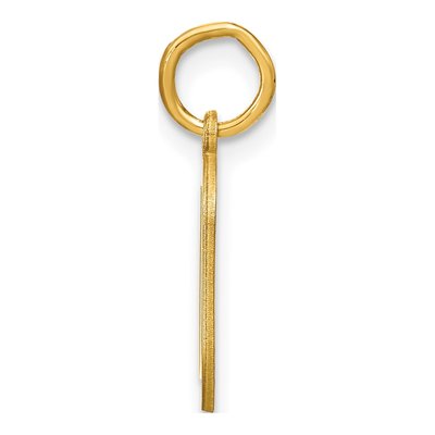 14K Yellow Gold Letter D Pendant – view 3