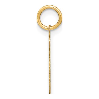 14K Yellow Gold Letter K Pendant – view 3