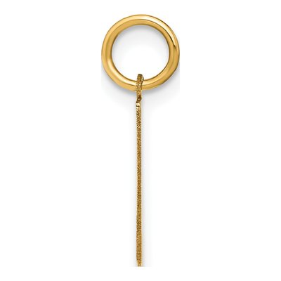 14K Yellow Gold Letter L Pendant – view 3