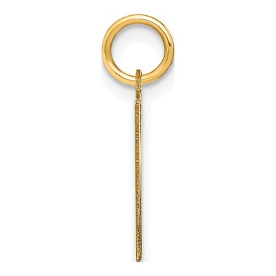 14K Yellow Gold Letter M Pendant – view 3