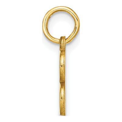 Gold-Plated Sterling Silver Letter B Pendant – view 2