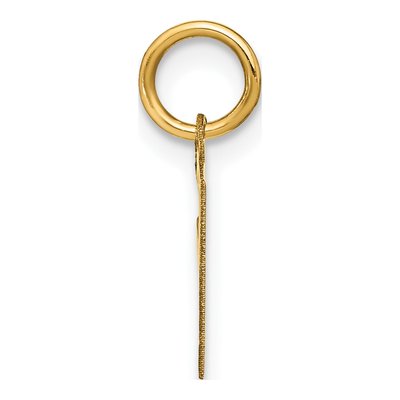 Gold-Plated Sterling Silver Letter F Pendant – view 2