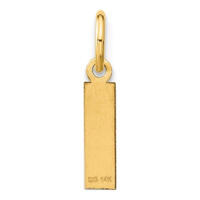 Gold-Plated Sterling Silver Initial I Pendant – view 4