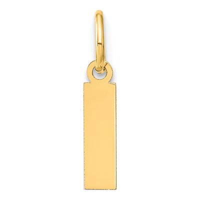 Gold-Plated Sterling Silver Initial I Pendant