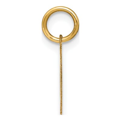 Gold-Plated Sterling Silver Letter O Pendant – view 3