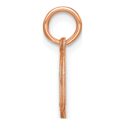 14K Rose Gold Letter D Pendant – view 2
