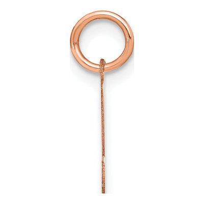 14K Rose Gold Letter S Pendant – view 2