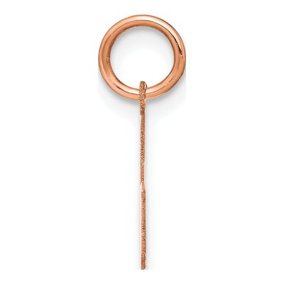 Rose Gold-Plated Sterling Silver Letter G Pendant – view 2
