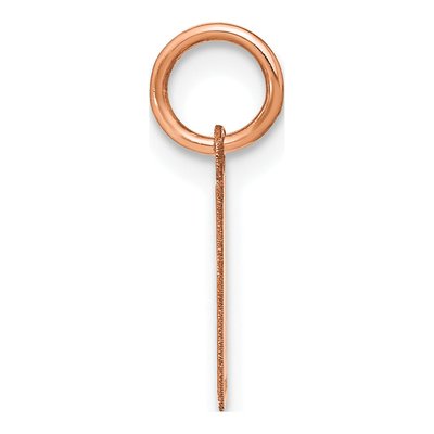 Rose Gold-Plated Sterling Silver Initial I Pendant – view 2