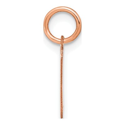 Rose Gold-Plated Sterling Silver Letter W Pendant – view 2