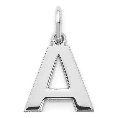 Sterling Silver Letter A Pendant